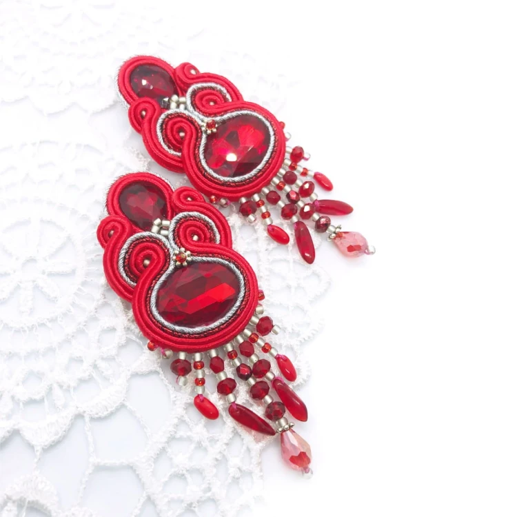 407 Marshal Silver ANUI Red soutache earrings  (0).jpg