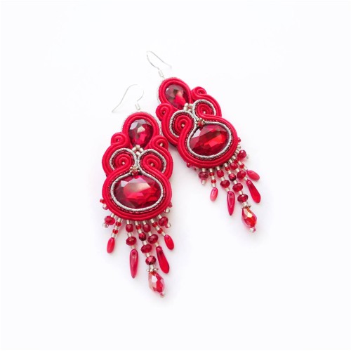 407 Marshal Silver ANUI Red soutache earrings  (7).jpg