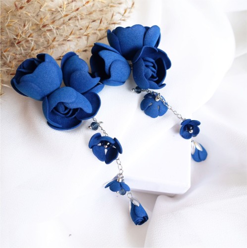 855 niebiesko srebrne kolczyki kwiaty BlueSilver Gardenia ANUI (04).jpg