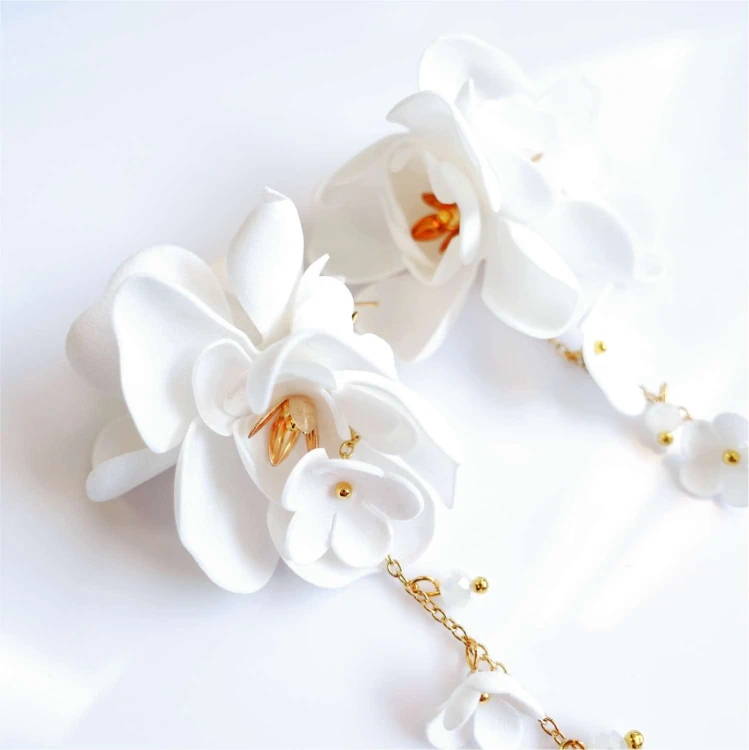 855 białe kolczyki kwiaty White Gardenia ANUI (4).jpg
