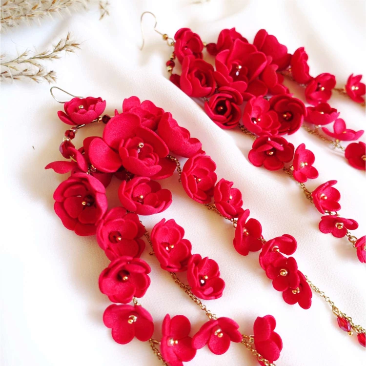 860 red new gardenia czerwone kolczyki kwiaty (13).jpg