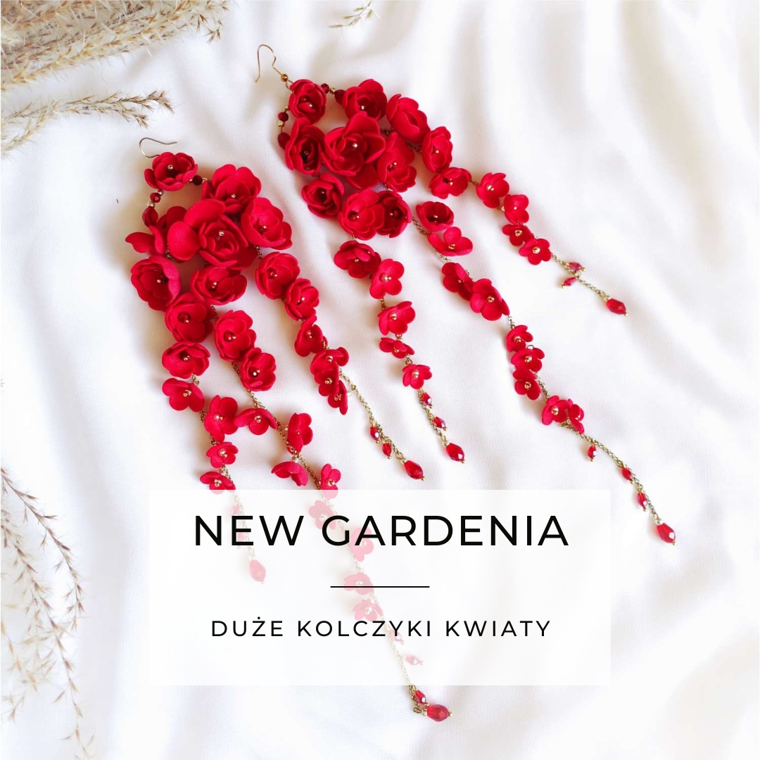 Duże kolczyki Kwiaty  ANUI